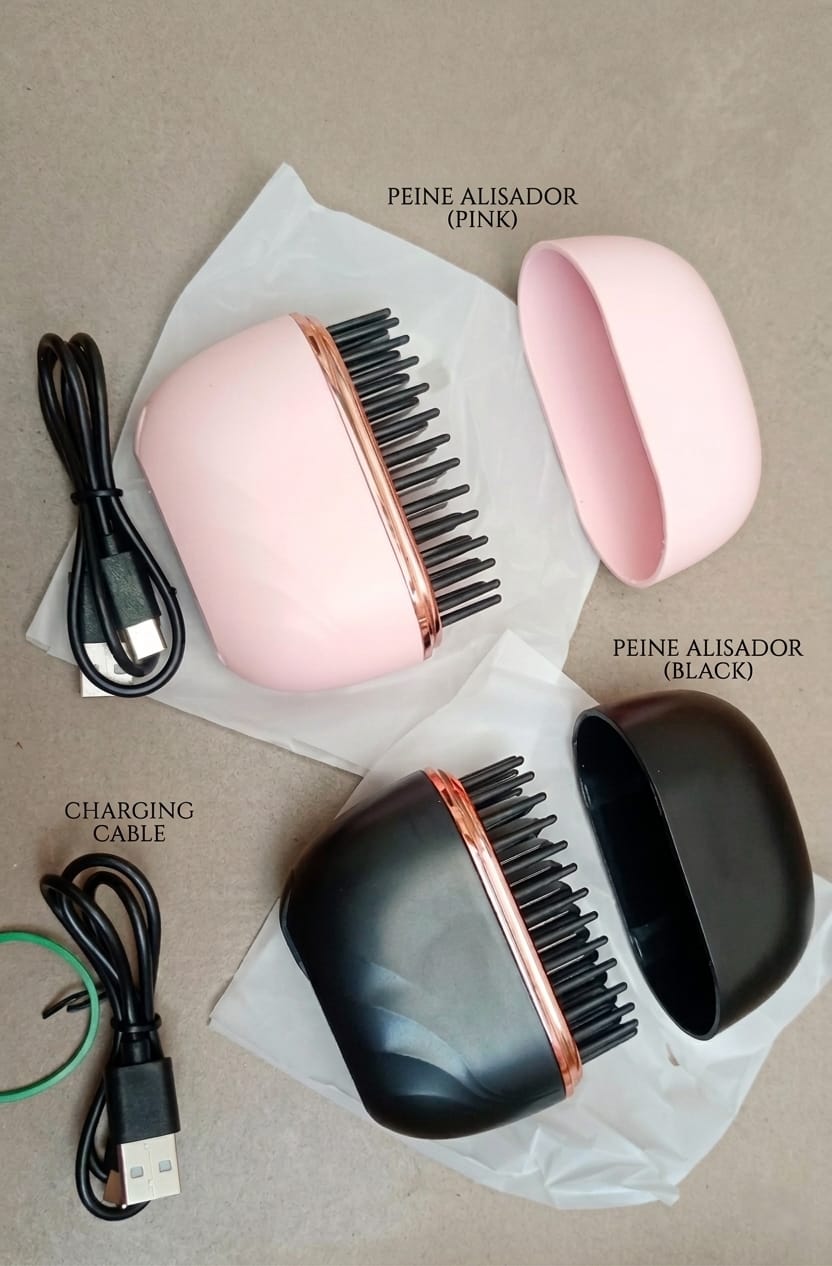 Peine Alisador Portátil Recargable - Cabello liso en minutos 🔥
